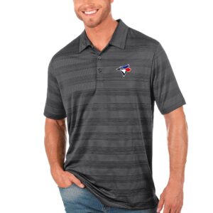 Men's Antigua Gray Toronto Blue Jays Compass Polo