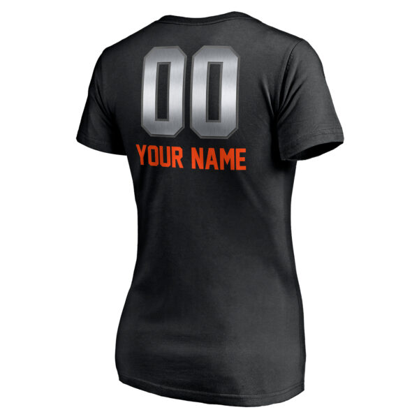Women's Gray New York Red Bulls Hometown Collection Team V-Neck T-Shirt - Image 4