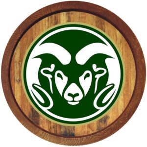 Colorado State Rams 21'' x 21'' Color Logo Faux Barrel Top Sign