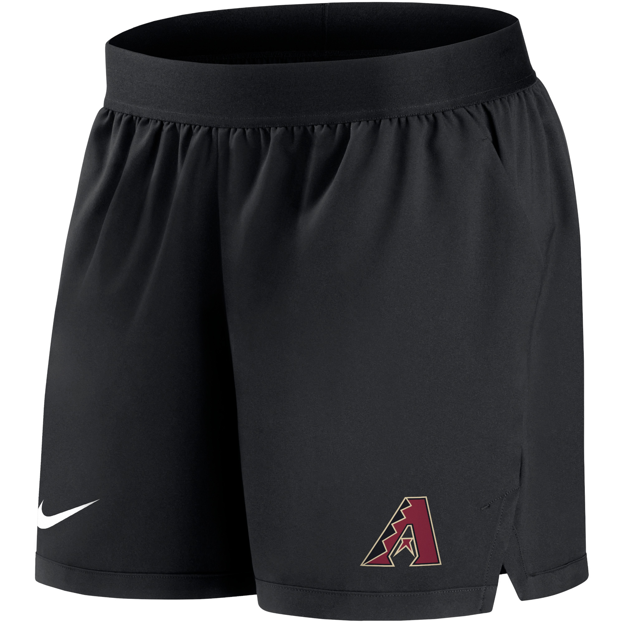 Women's Nike Black Arizona Diamondbacks Authentic Collection Flex Vent Max Performance Shorts - Image 3