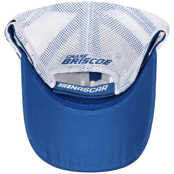 Men's Stewart-Haas Racing Team Collection Royal/White Chase Briscoe Highpoint.com Adjustable Hat - Image 6