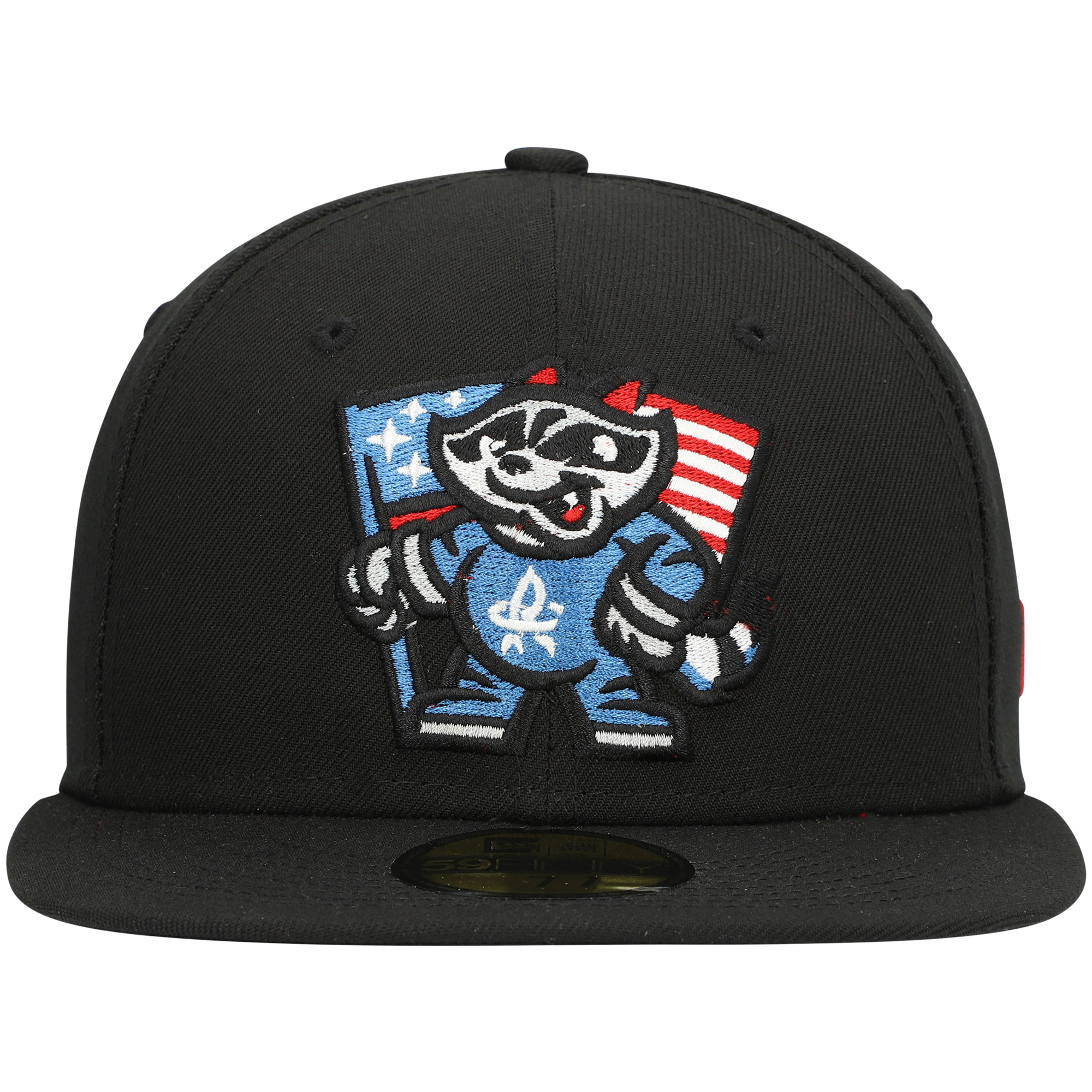 Men's New Era Black Rocket City Trash Pandas Authentic Collection Team Alternate 59FIFTY Fitted Hat - Image 7
