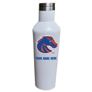 White Boise State Broncos 17oz. Personalized Infinity Stainless Steel Water Bottle