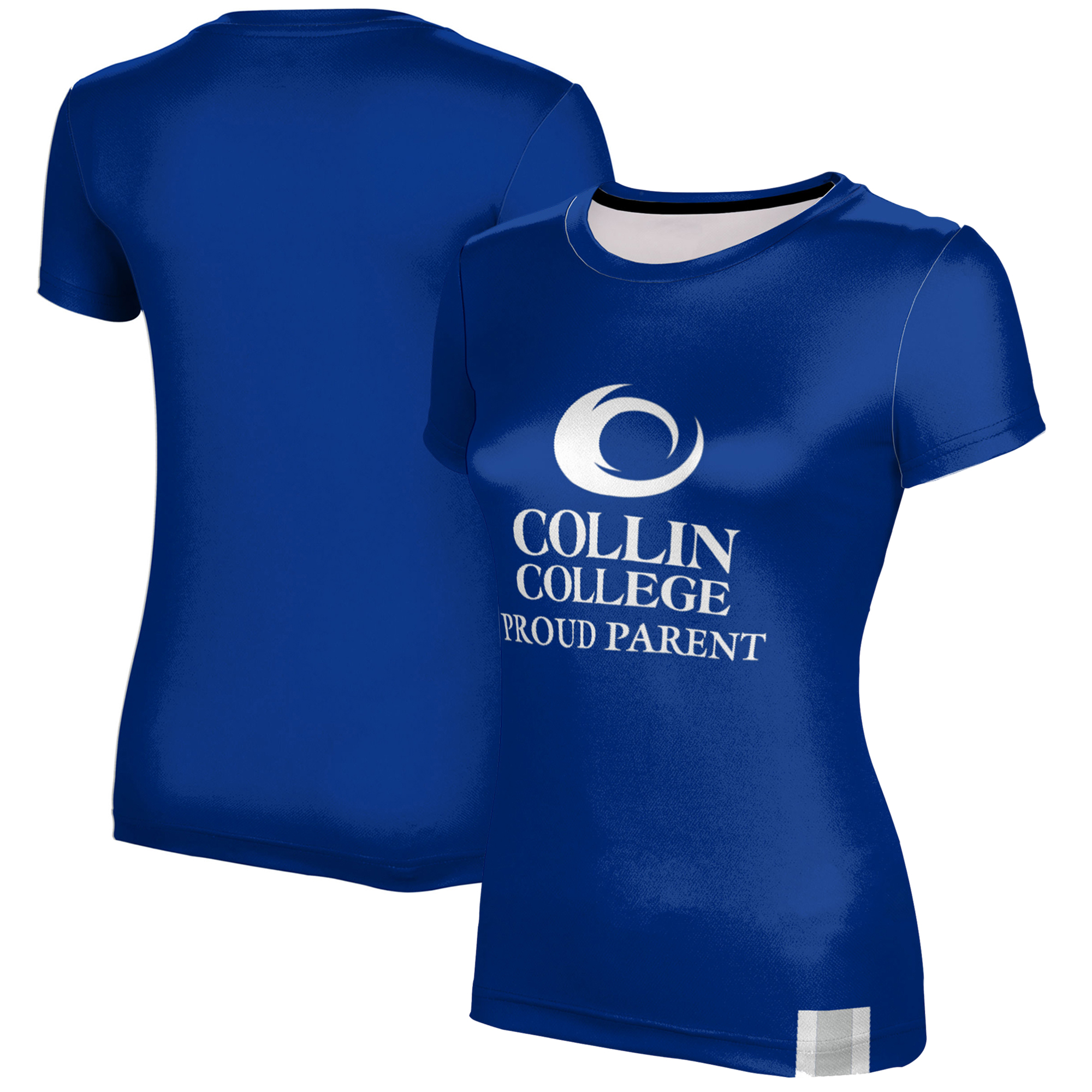 Women's Blue Collin Cougars Proud Parent T-Shirt - Image 5
