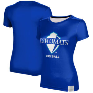 Women's Blue Franklin & Marshall Diplomats Baseball T-Shirt