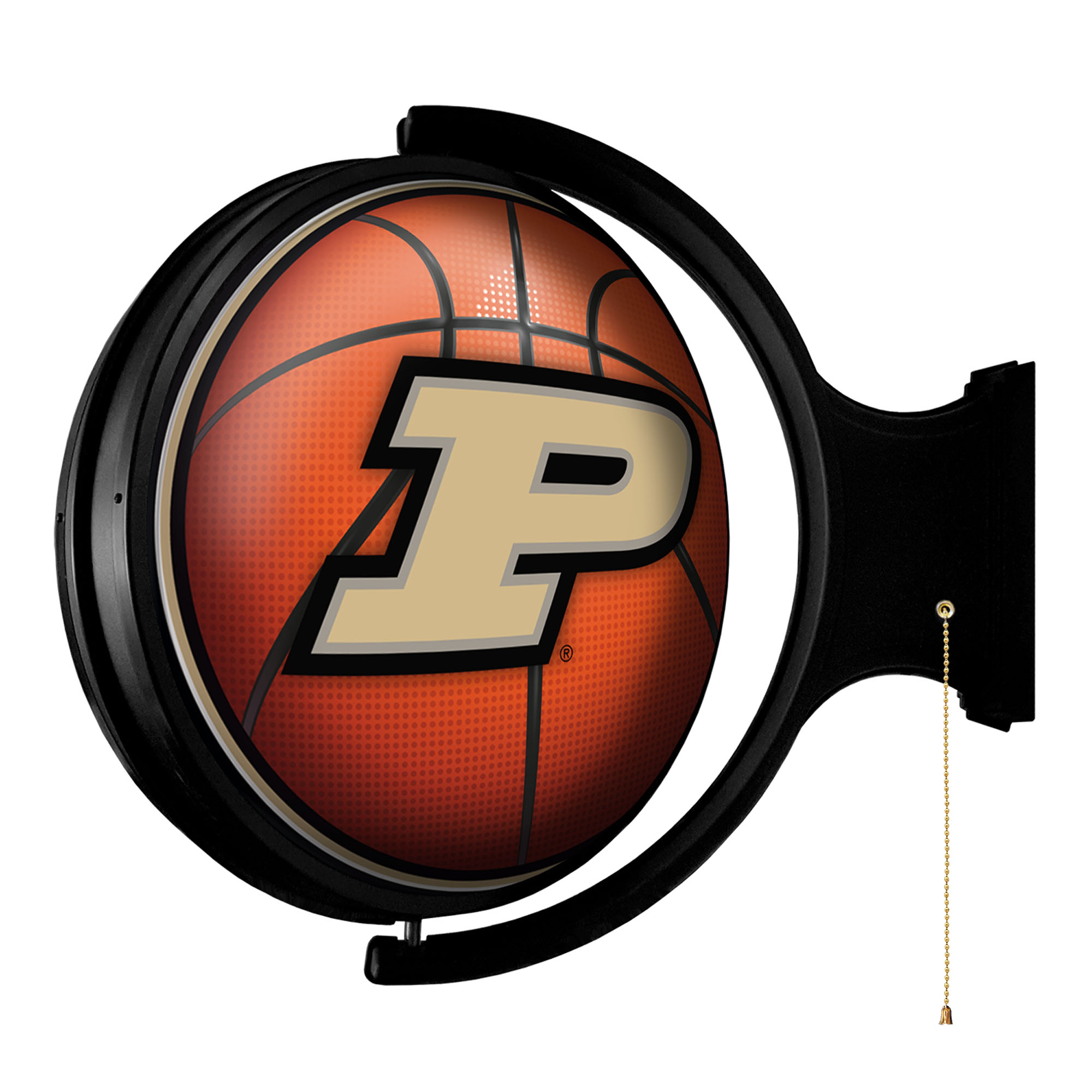 Purdue Boilermakers Basketball 21'' x 23'' Rotating Lighted Wall Sign - Image 7