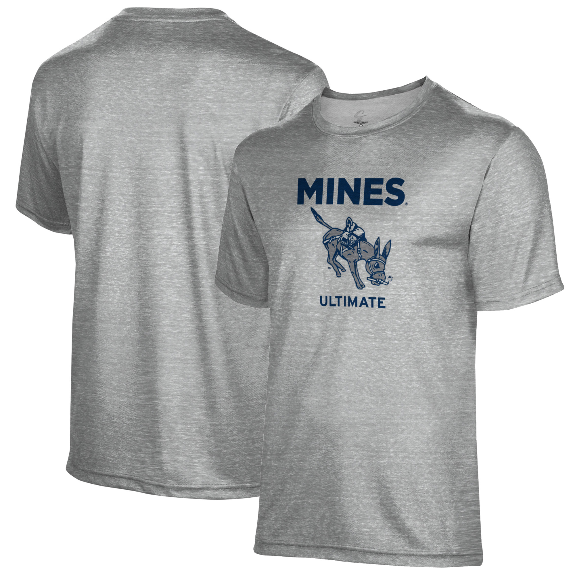 Men's Gray Colorado School of Mines Orediggers Ultimate Name Drop T-Shirt