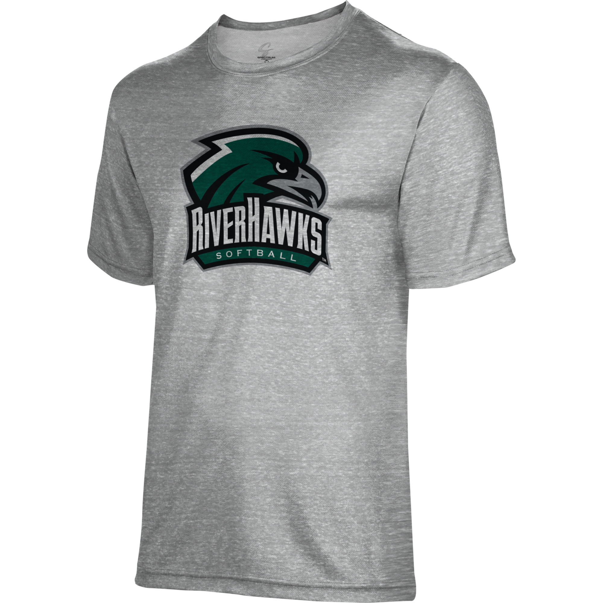 Men's Gray Northeastern State Riverhawks Softball Name Drop T-Shirt - Image 3