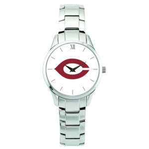Women's Silver UChicago Maroons Stainless Steel Bracelet Wristwatch