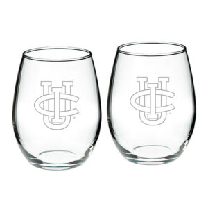 UC Irvine Anteaters 21oz. 2-Piece Stemless Wine Glass Set