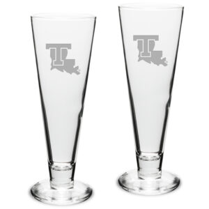 Louisiana Tech Bulldogs 16oz. 2-Piece Classic Beer Pilsner Set