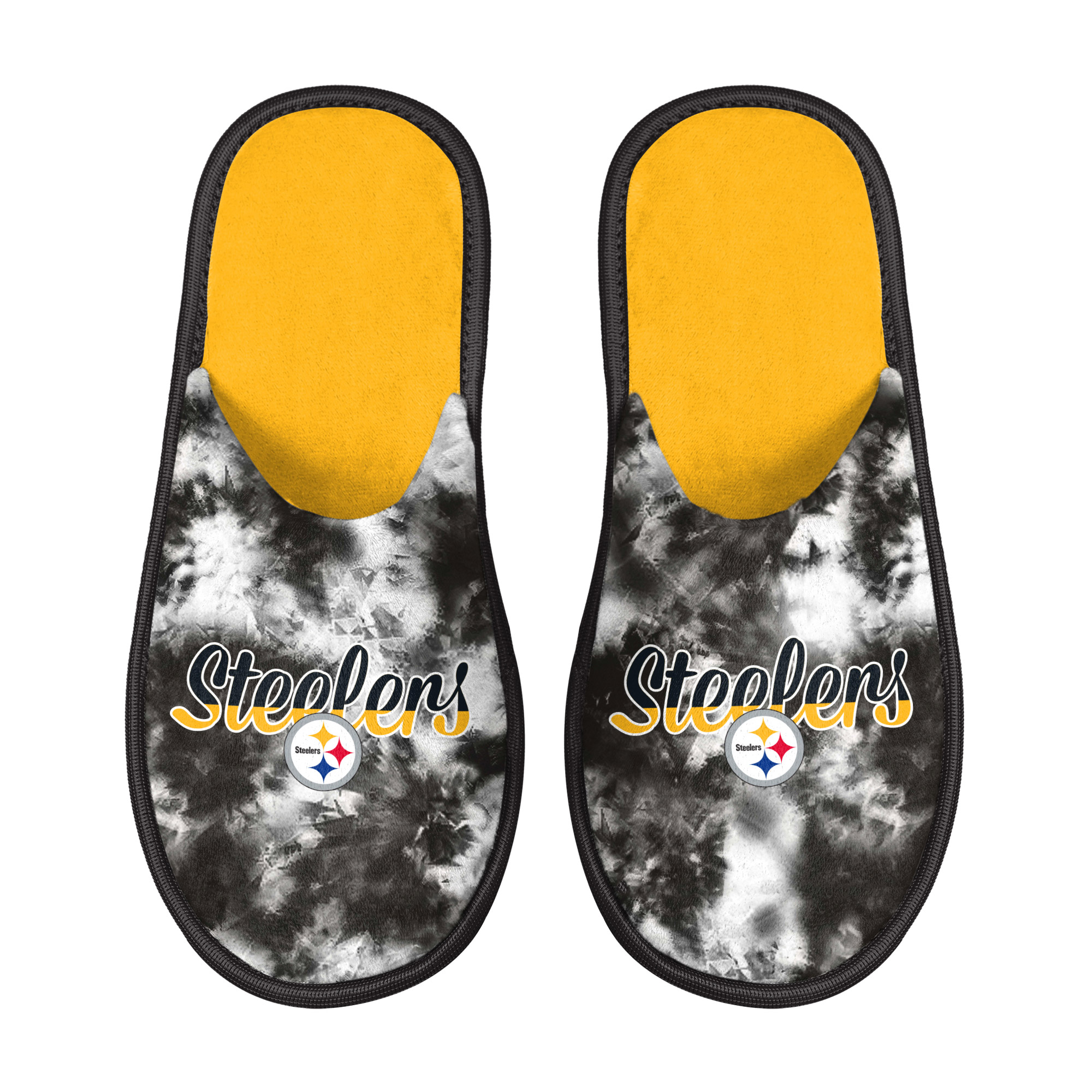 Women's FOCO Pittsburgh Steelers Team Scuff Slide Slippers - Image 2