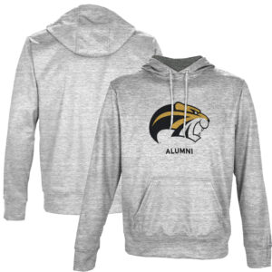 Men's ProSphere Gray Brenau Golden Tigers Alumni Name Drop Pullover Hoodie
