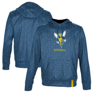 Men's ProSphere Blue Rochester Yellow Jackets Baseball Name Drop Pullover Hoodie