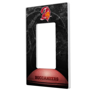 Tampa Bay Buccaneers Legendary Design Single Rocker Lightswitch Plate
