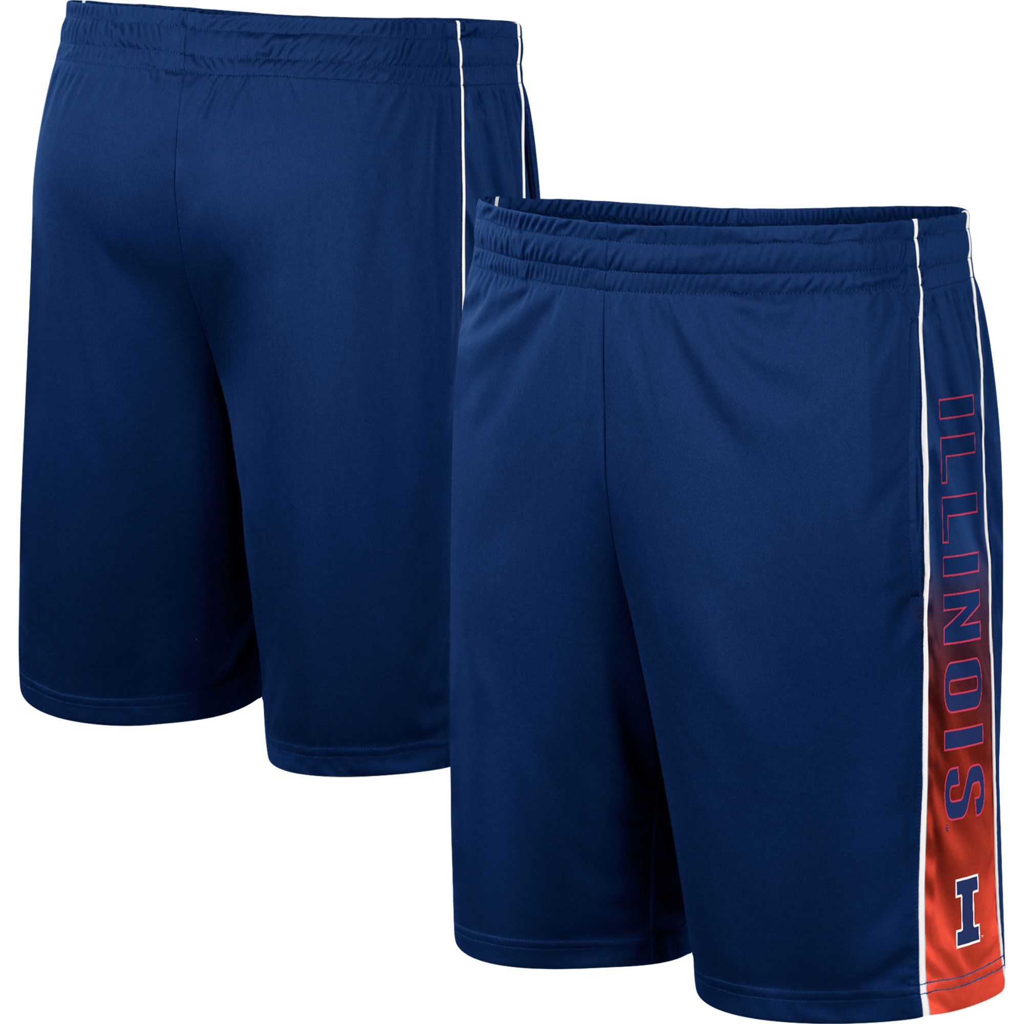 Men's Colosseum Navy Illinois Fighting Illini Lazarus Shorts