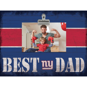 New York Giants 10'' x 10'' Best Dad Clip Frame