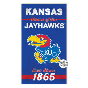Kansas Jayhawks 11'' x 20'' Home Of The Sign