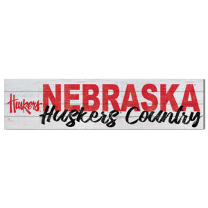Nebraska Huskers 40'' x 10'' Logo Sign