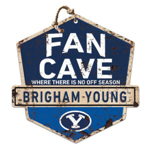 BYU Cougars 20'' x 20'' Fan Cave Badge Sign