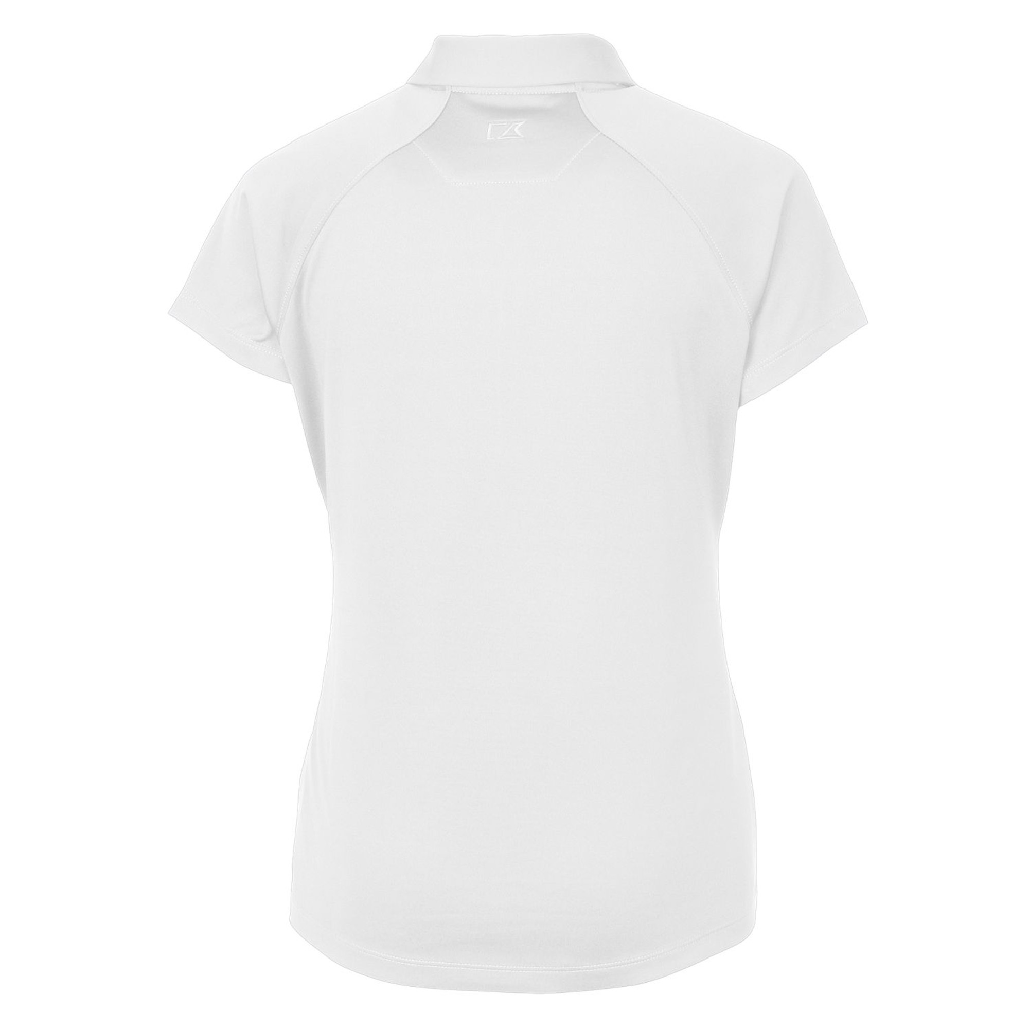 Women's Cutter & Buck White Green Bay Packers Forge Stretch Polo - Image 4