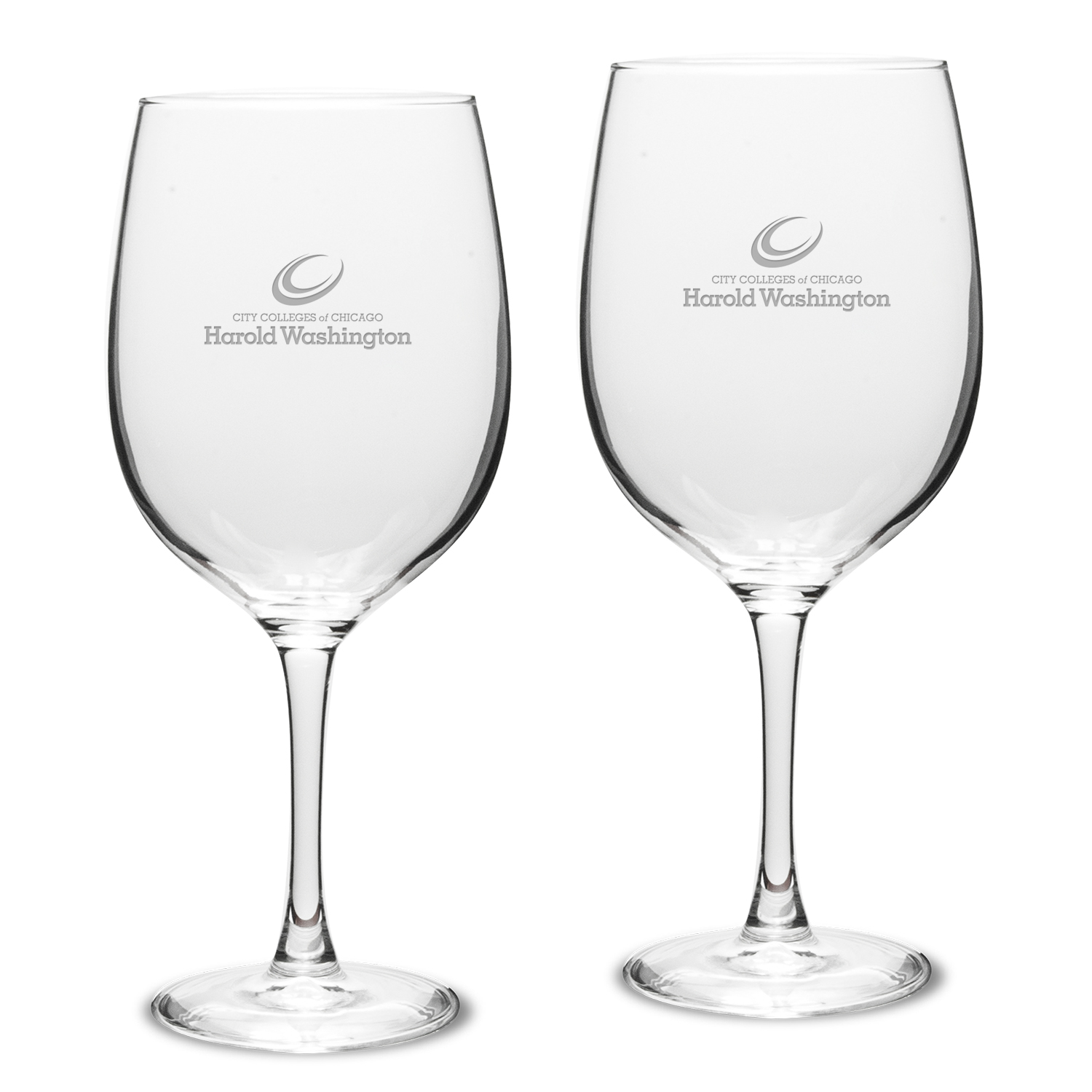 Harold Washington College Phoenix 19oz. 2-Piece Traditional Robusto Red Wine Table Glass Set
