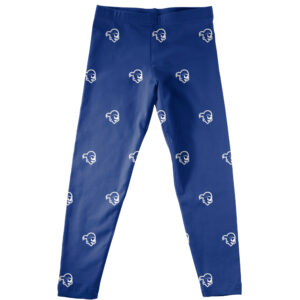 Girls Infant Vive La Fete Blue Seton Hall Pirates All Over Print Leggings