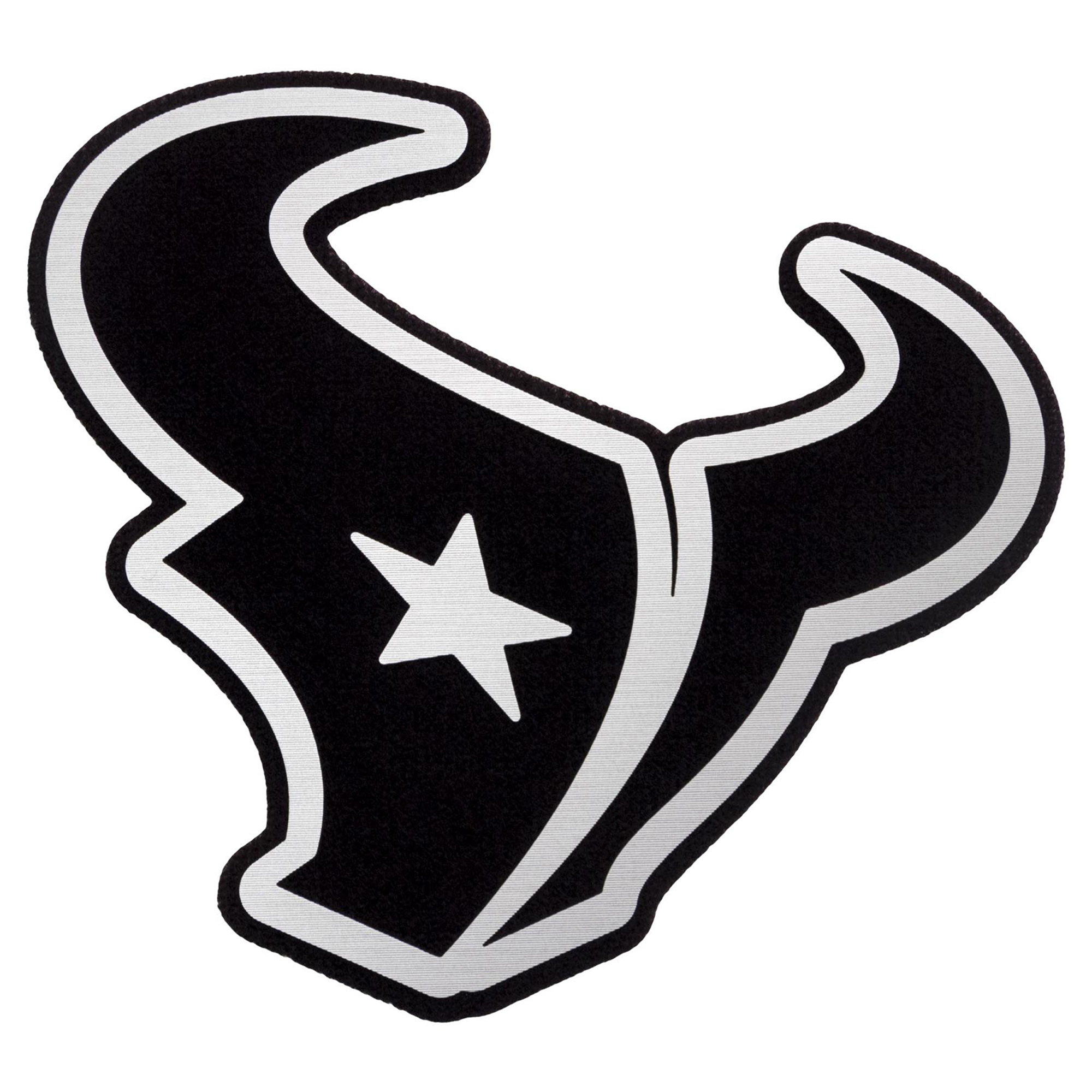 Men's Antigua White Houston Texans Metallic Logo Victory Pullover Hoodie - Image 5