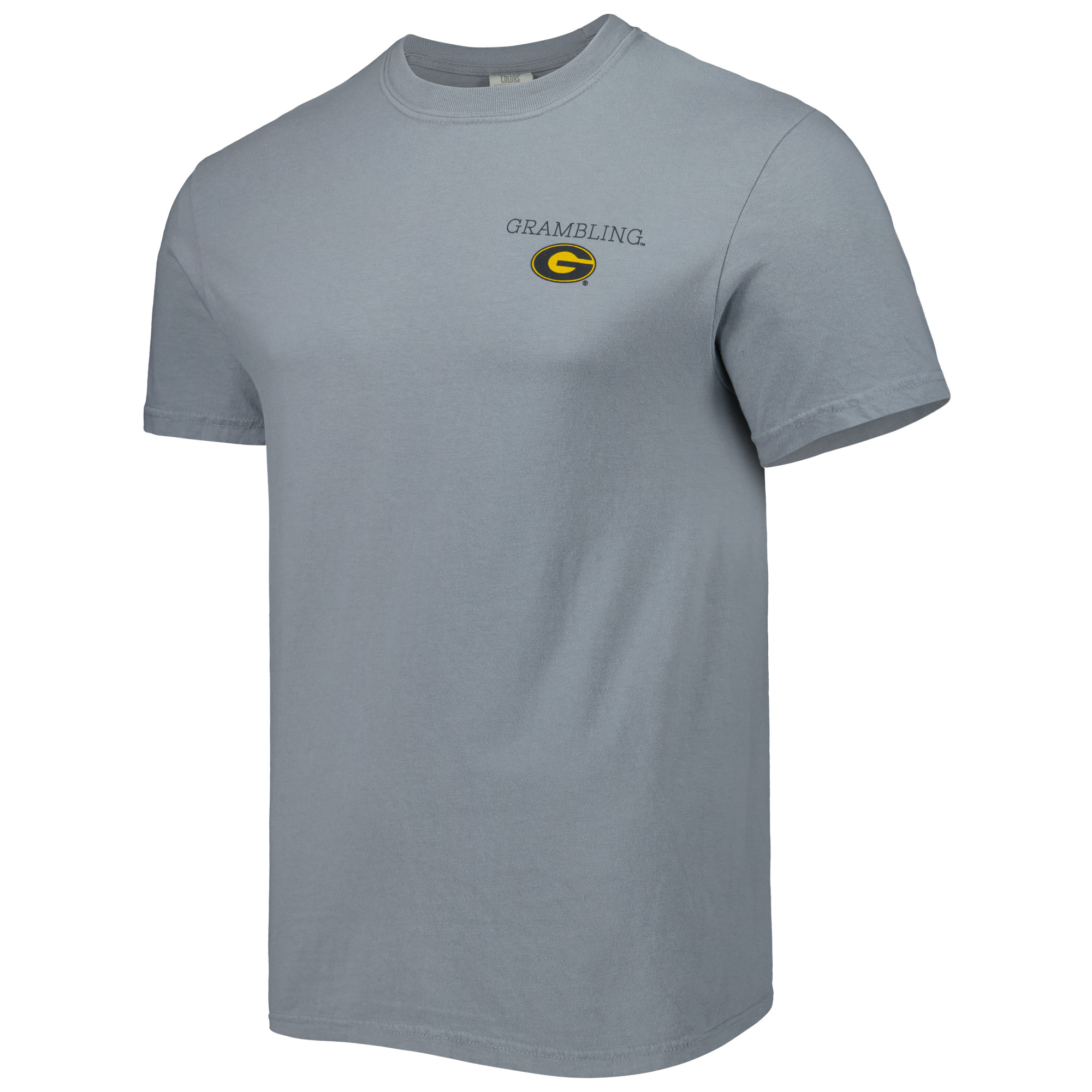 Men's Gray Grambling Tigers Campus Scenery Comfort Color T-Shirt - Image 6