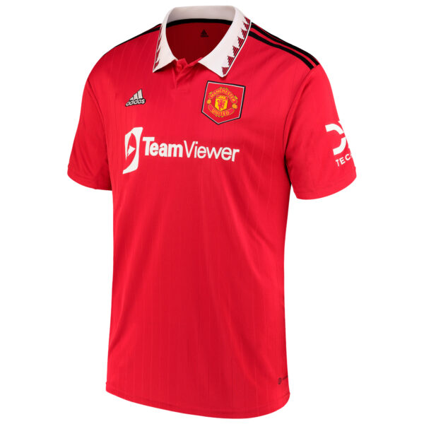 Men's adidas Carlos Casemiro Red Manchester United 2022/23 Home Replica Player Jersey - Image 6