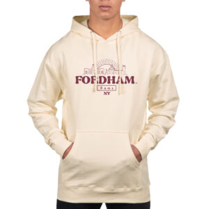 Men's Uscape Apparel Cream Fordham Rams Standard Hoodie