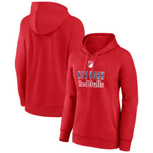 Women's Red New York Red Bulls Shielded Pullover Hoodie