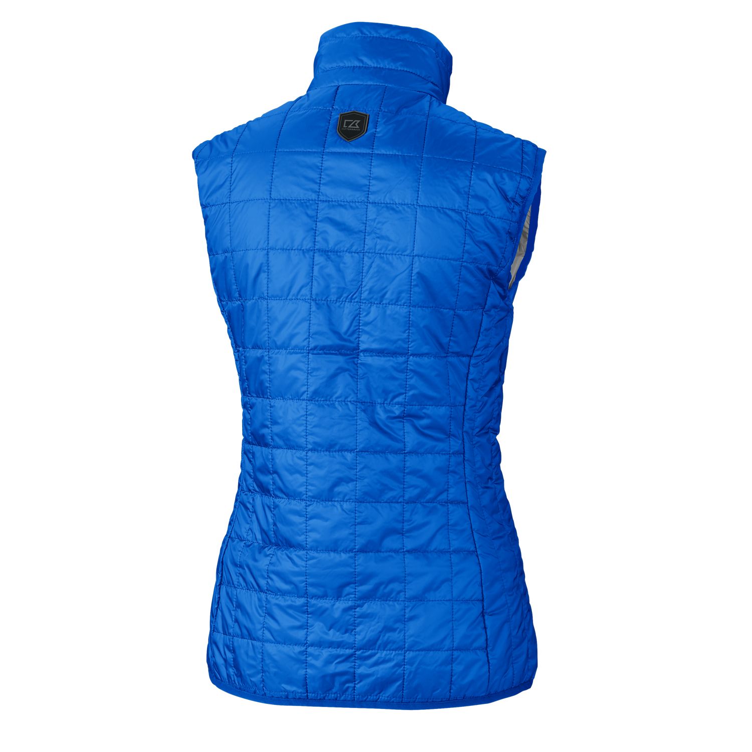 Women's Cutter & Buck Royal Delaware Fightin' Blue Hens Vault Rainier PrimaLoft Eco Full-Zip Puffer Vest - Image 4