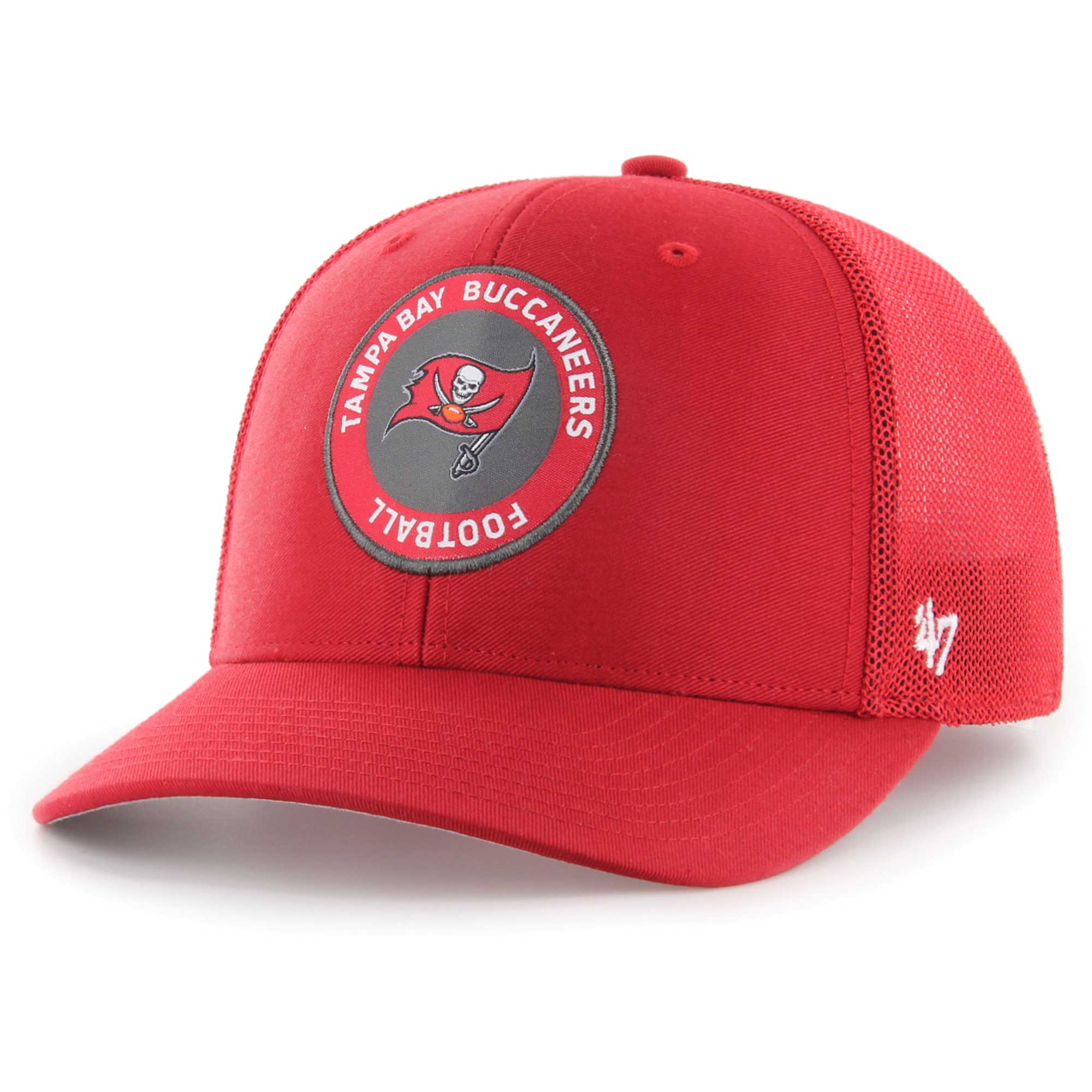 Men's '47 Red Tampa Bay Buccaneers Unveil Flex Hat - Image 7