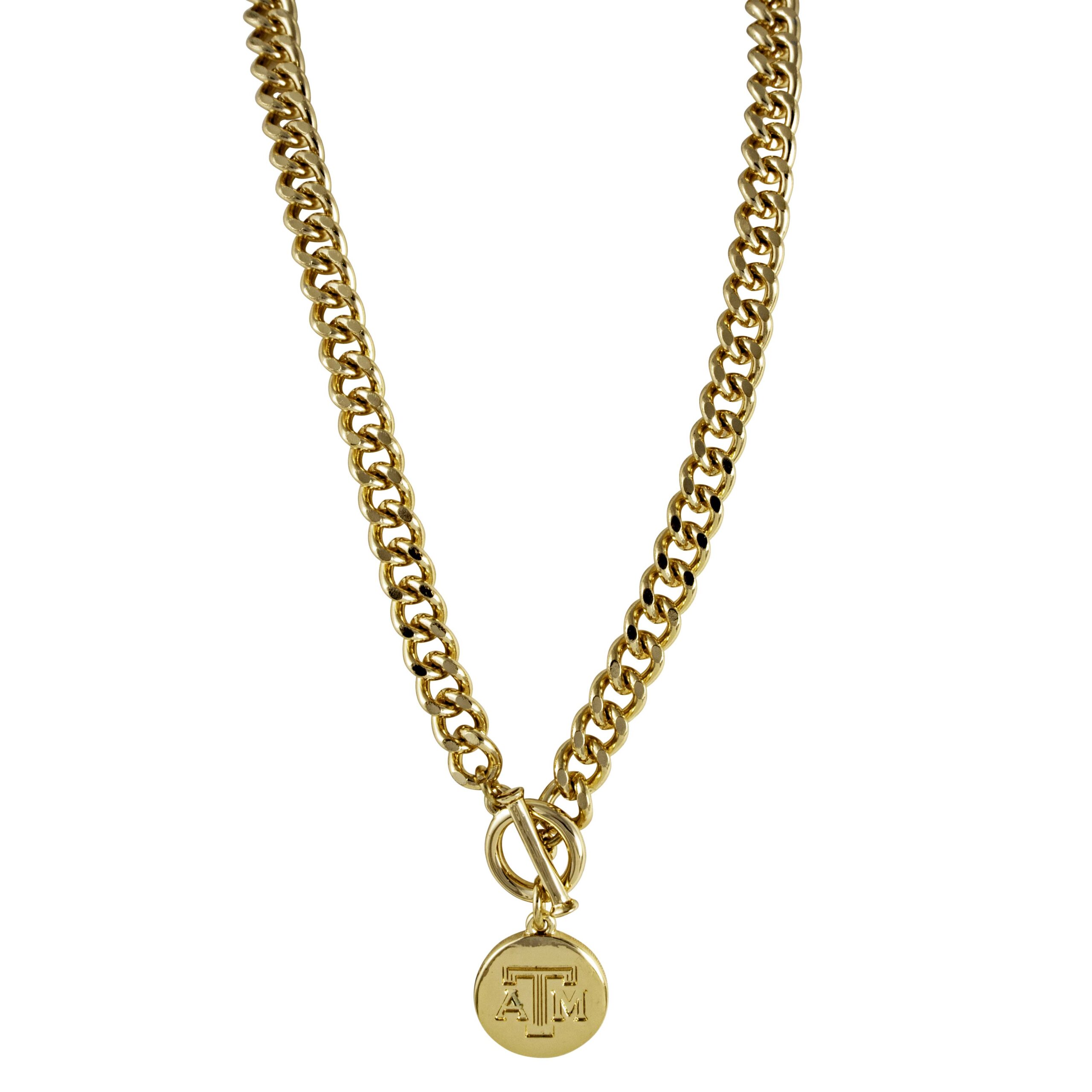 Texas A&M Aggies Ramsey Gold Necklace