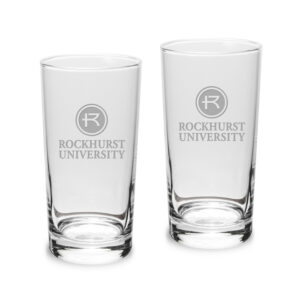 Rockhurst Hawks 10oz. Two-Piece Highball Glass Set
