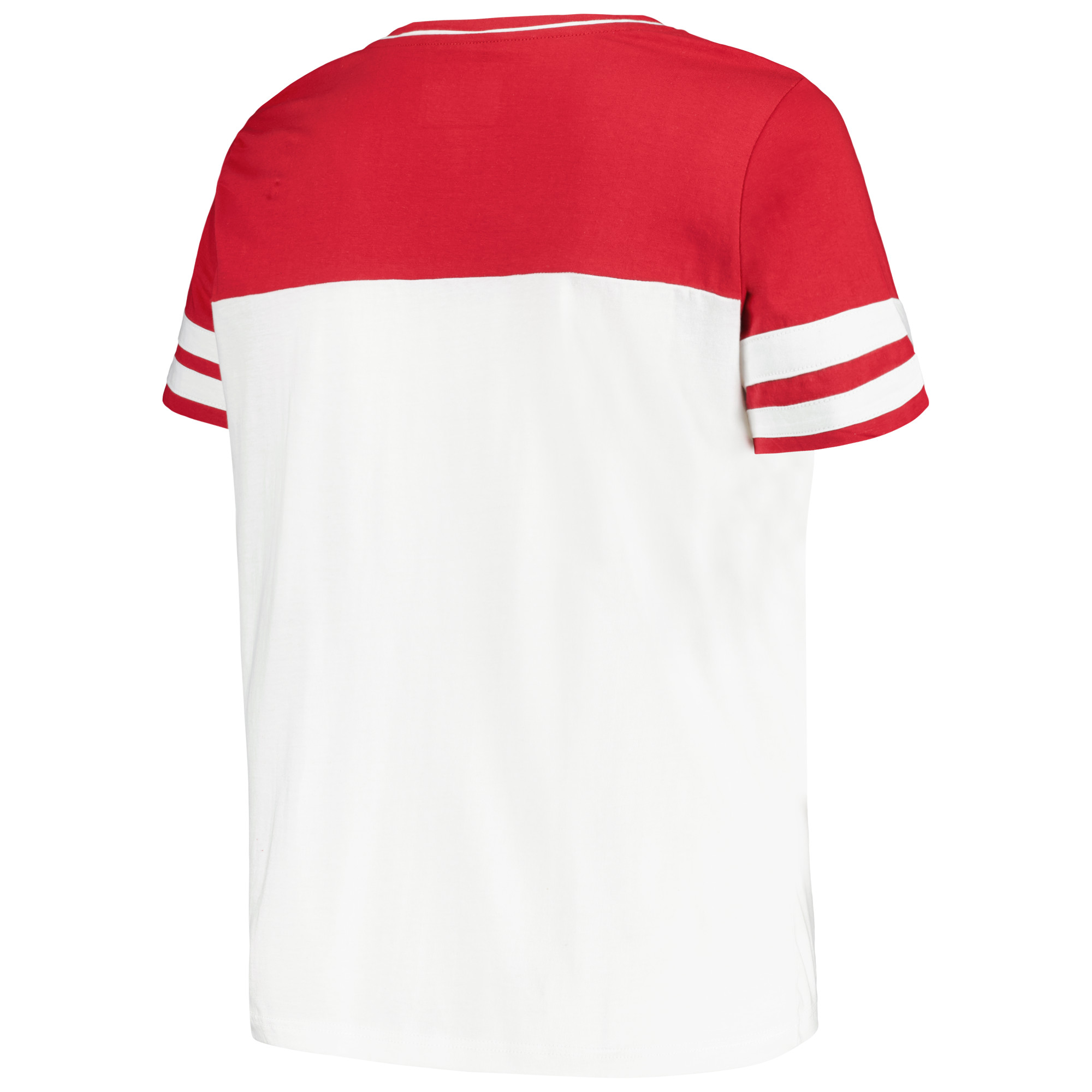 Women's Profile White/Crimson Alabama Crimson Tide Plus Size Field Game V-Neck T-Shirt - Image 4