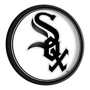 Chicago White Sox Mascot 18'' Round Slimline Illuminated Wall Sign