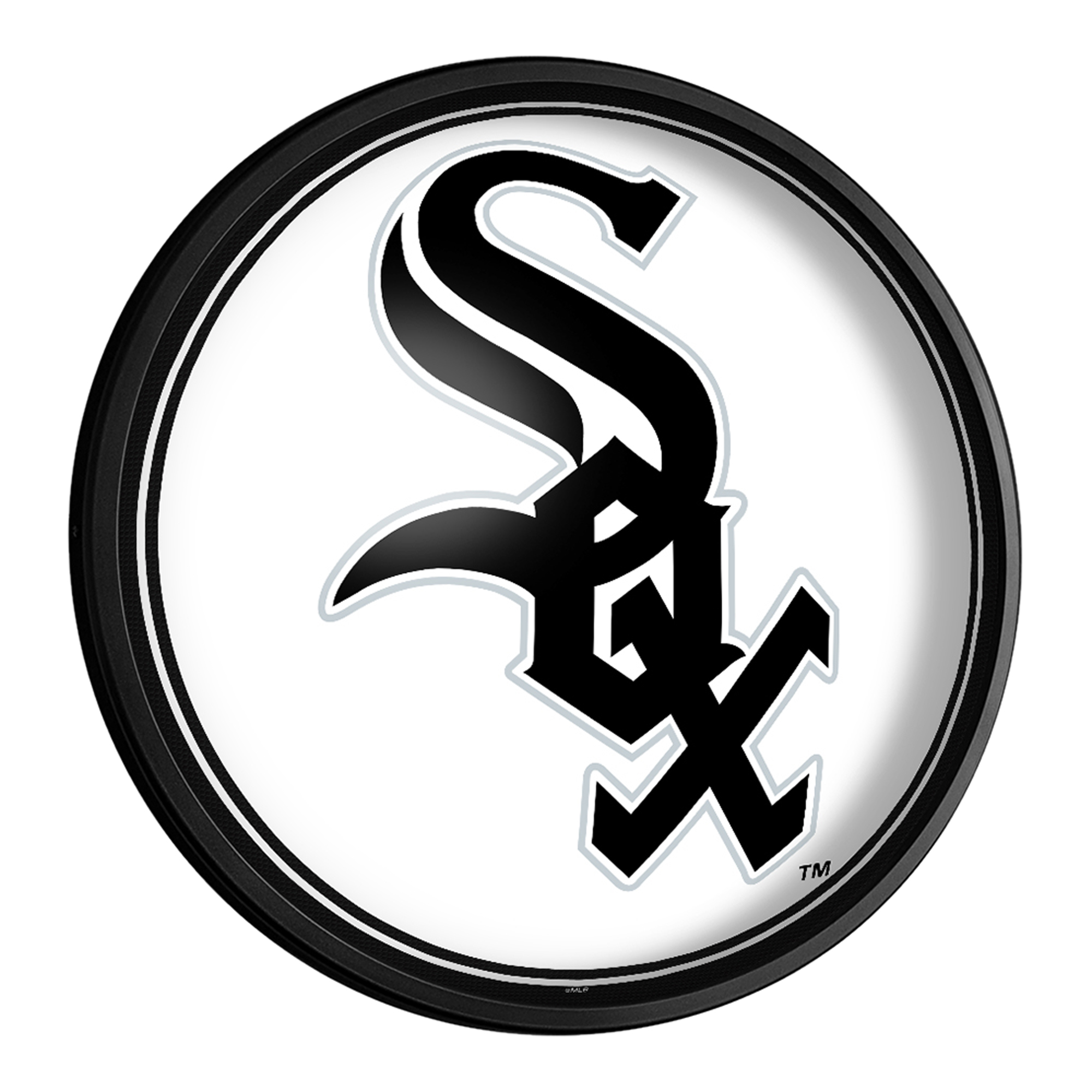 Chicago White Sox Mascot 18'' Round Slimline Illuminated Wall Sign