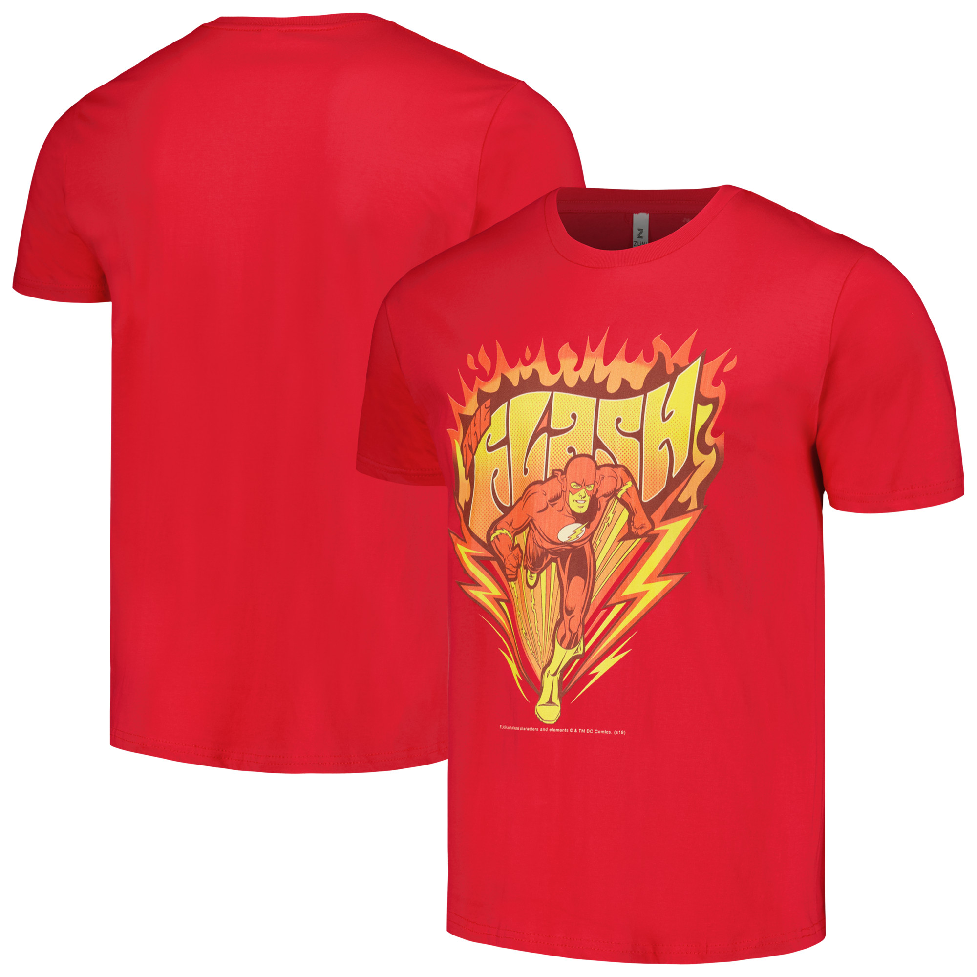 Unisex Red Flash Flame T-Shirt - Image 5