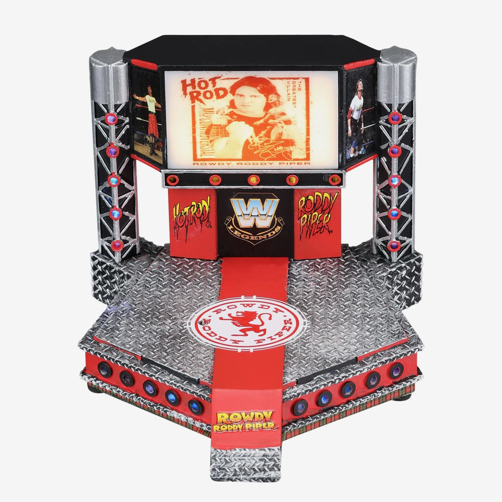 FOCO "Rowdy" Roddy Piper Light Up Stage Entrance Bobblehead - Image 5