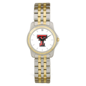 Women's  Silver/Gold Texas Tech Red Raiders Two-Tone Wristwatch