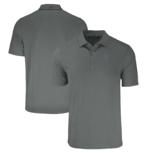 Men's Cutter & Buck Gray Colorado Rockies Forge Eco Stretch Recycled Polo