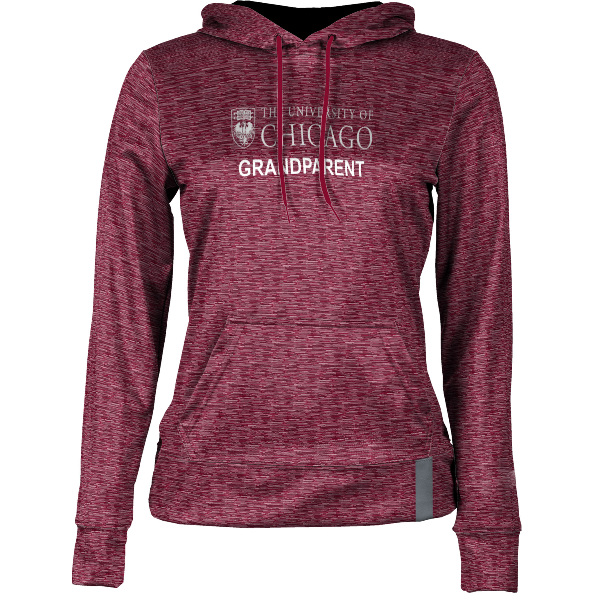 Women's ProSphere Maroon UChicago Maroons Grandparent Pullover Hoodie - Image 6