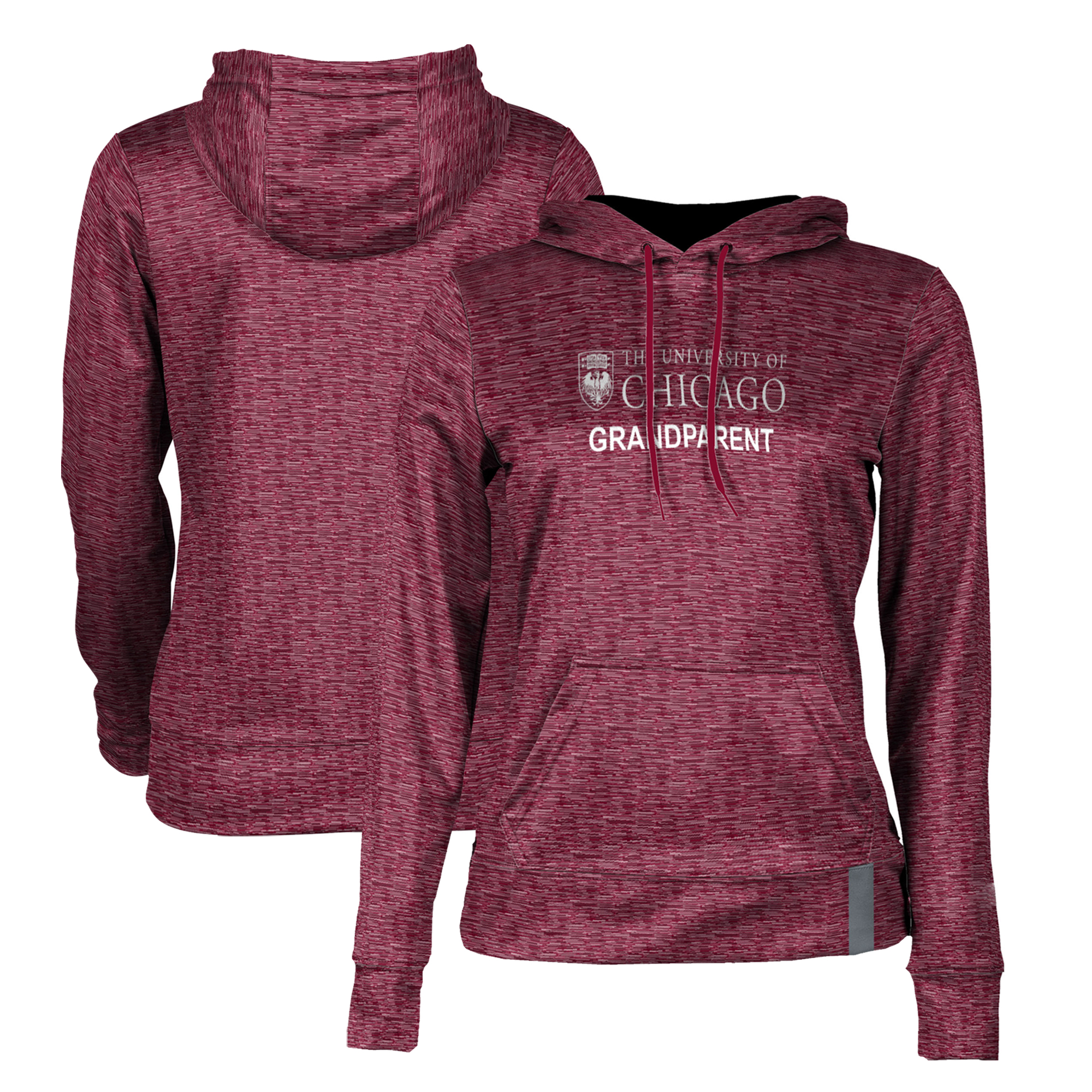 Women's ProSphere Maroon UChicago Maroons Grandparent Pullover Hoodie