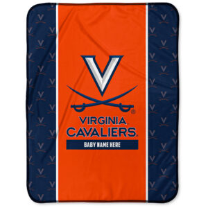 Chad & Jake Virginia Cavaliers  30" x 40" Personalized Baby Blanket