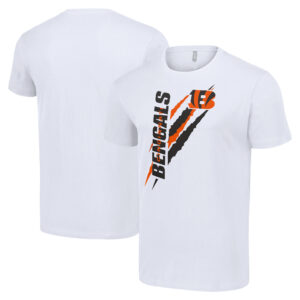 Men's Starter  White Cincinnati Bengals Color Scratch T-Shirt