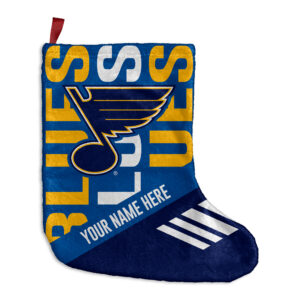 Chad & Jake  St. Louis Blues Personalized Holiday Stocking
