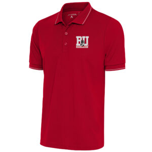Men's Antigua Scarlet Boston University Affluent Polo