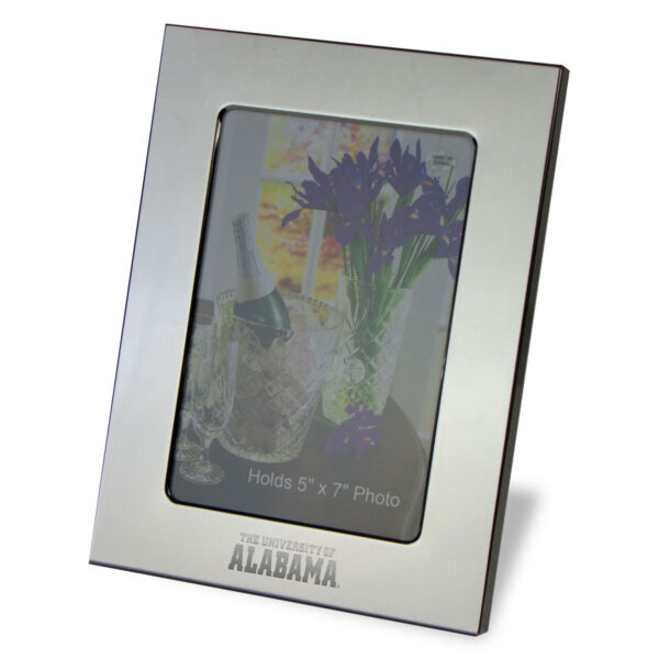 Alabama Crimson Tide 5" x 7" Silver Plated Photo Frame